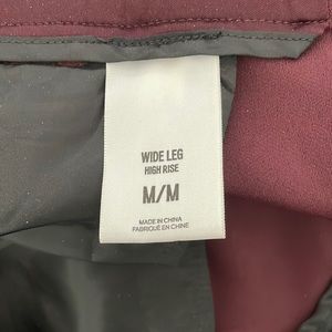 PLUM EXPRESS WIDE LEG HIGH RISE PAPERBAG PANTS , SIZE M